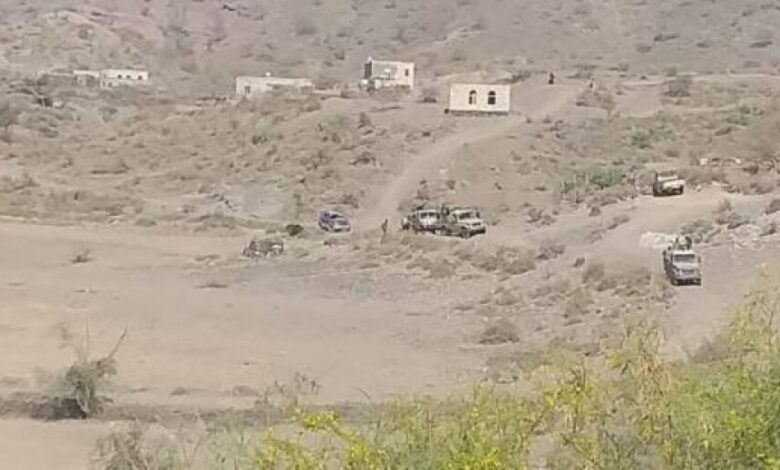 الضالع :مليشيات الحوثي الإرهابية تستحدث نقطة جديد بمنطقه نيع مراوسه التابعة لمديرية الحشاء