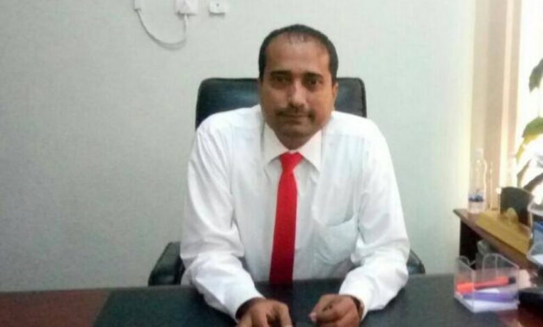 مدير عام تربية أبين يبعث برقية عزاء في وفاة المهندس / سالم صالح عباد