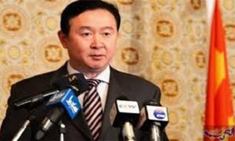 السفير الصيني يعلن وصول مساعدات طبية الى سيئون