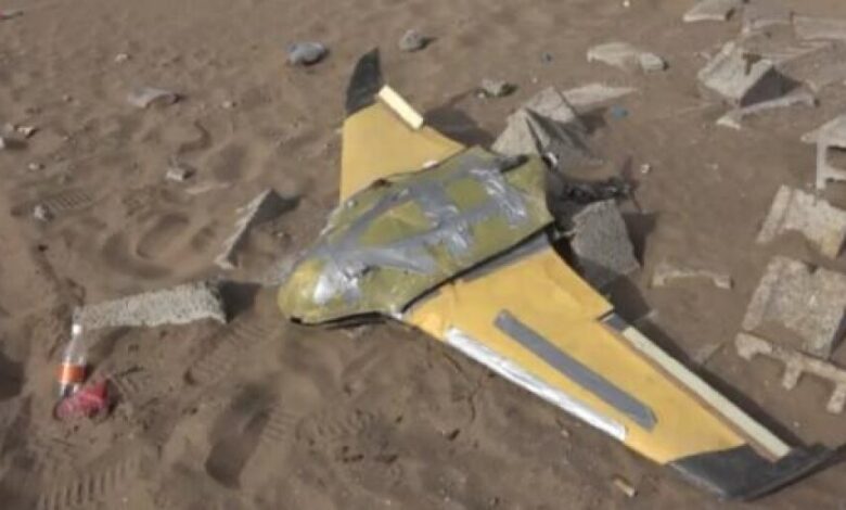 الحديدة..القوات المشتركة تسقط طائرة حوثية مسيرة في الدريهمي