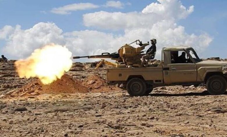 الجيش الوطني يشن عدة هجمات على مواقع ميليشيا الحوثي بمديرية باقم في صعدة