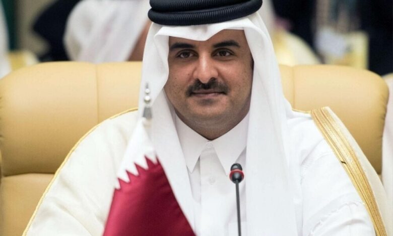 أمير قطر: الحل في اليمن يكمن في الحوار بين اليمنيين وفق الثوابت الوطنية