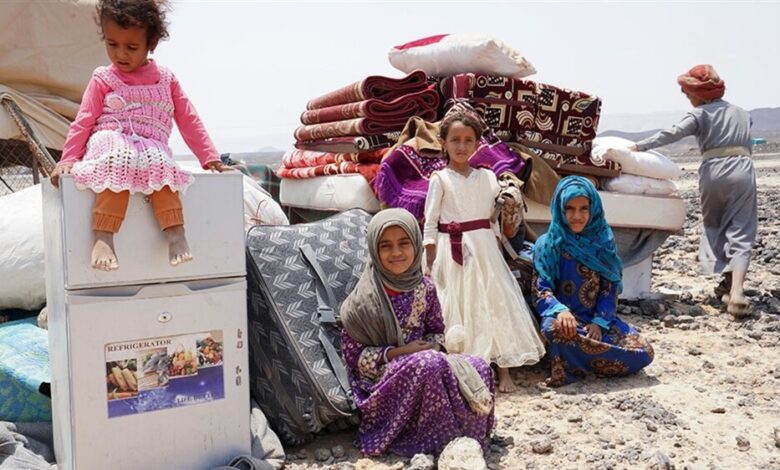 الهجرة الدولية: 24 ألف أسرة يمنية نزحت خلال العام الجاري بسبب الحرب الدائرة في البلد