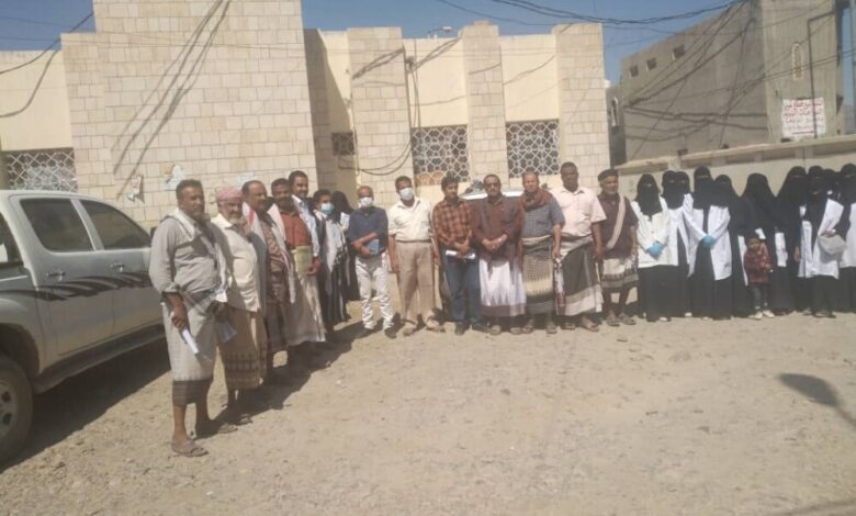 مكتب الصحة بشبوة يدشن حملة التحصين ضد مرض الكزاز والدفتيريا  في قرى المحافظة