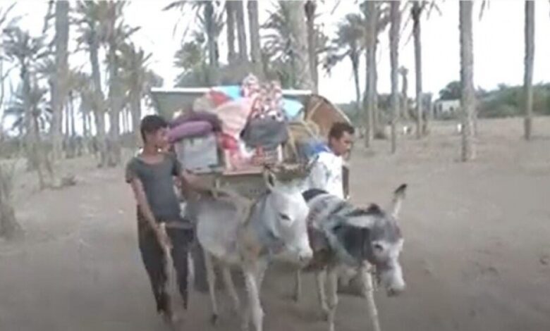نزوح عائلات في الحديدة جراء قصف صاروخي لمليشيا الحوثي