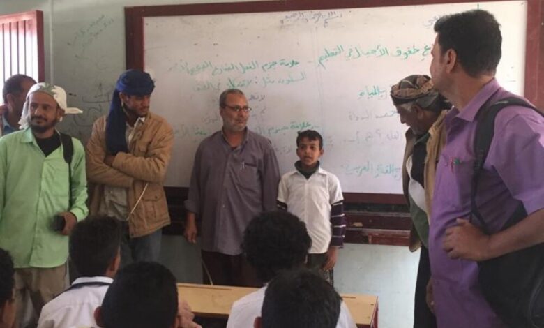 لمليجي يتفقد مدرسة صالح حسين راشد بالعقلة ويشيد بالأداء المتميز