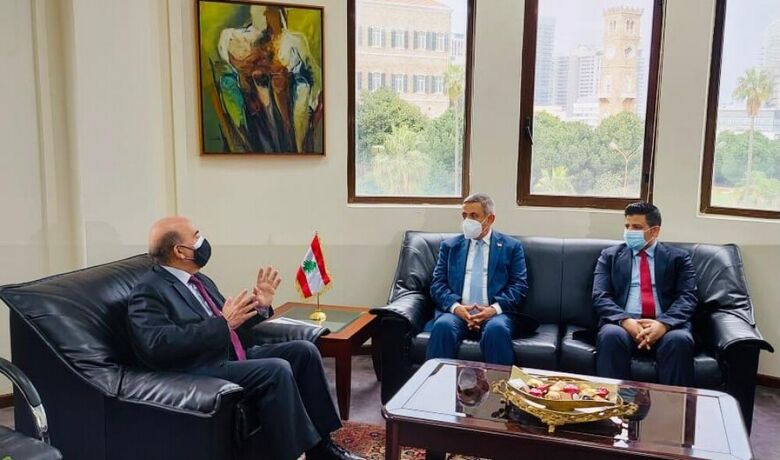 السفير الدعيس يبحث مع وزير الخارجية اللبناني مستجدات الأوضاع باليمن