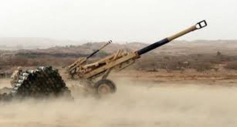 مقتل 5 عناصر من المليشيات الحوثية بنيران مدفعية الجيش الوطني شرق تعز