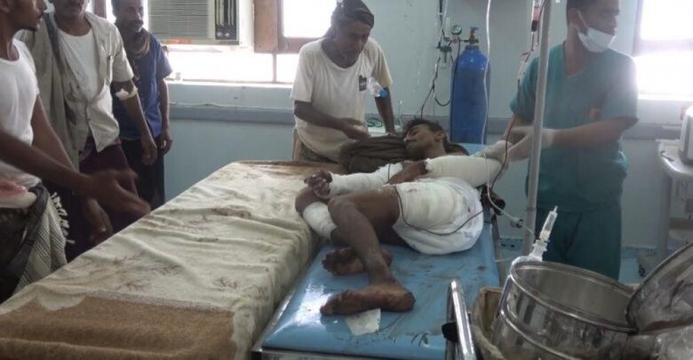 استشهاد المواطن شاكر متأثرا بجراحه إثر انفجار لغم حوثي بالخوخة.