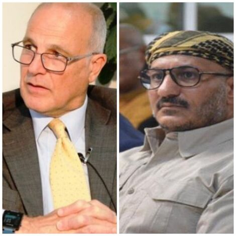 رئيس المكتب السياسي للمقاومة الوطنية يناقش مع السفير البريطاني المستجدات على الساحة اليمنية